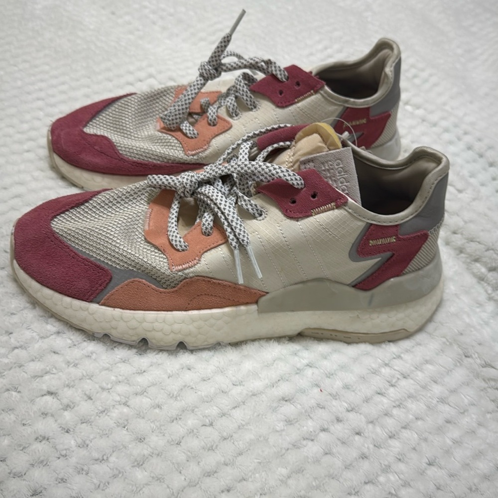 Adidas Nite Joggers in pink, size 9 women’s